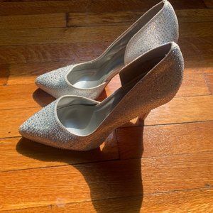 Charlotte Russe Sparkly Rhinestone Heels Sz 10